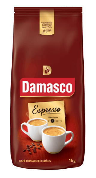 Pacote de produtos de Café Damasco Espresso Pouch 1kg