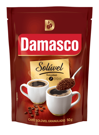 Pacote de produtos de Café Damasco Tradicional Solúvel Pouch 50g